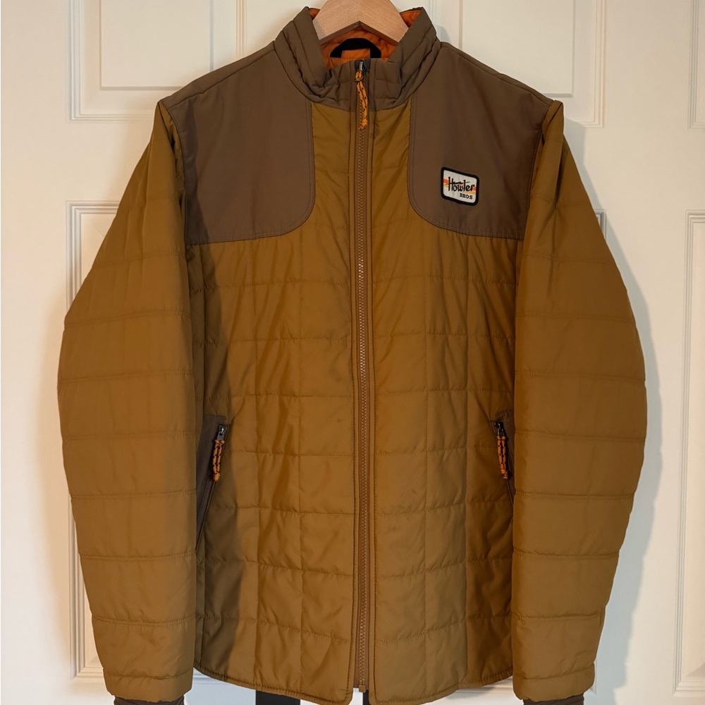 Howler Brothers Men's Brown Puffer Jacket